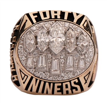 1994 San Francisco 49ers Super Bowl XXIX Champions Ring (DeBartolo) with Original Presentation Box